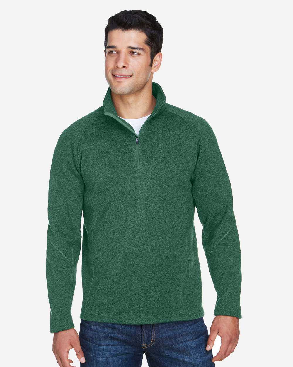 Devon & Jones Bristol Sweater Fleece Quarter-Zip Pullover DG792