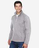 Devon & Jones Bristol Sweater Fleece Quarter-Zip Pullover DG792