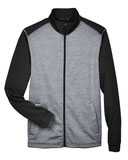 Devon & Jones Newbury Colorblock Mélange Fleece Full-Zip jacket DG796