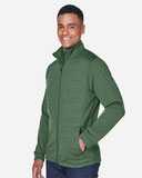 Devon & Jones Newbury Colorblock Mélange Fleece Full-Zip jacket DG796