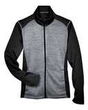 Devon & Jones Women's Newbury Colorblock Mélange Fleece Full-Zip Jacket DG796W