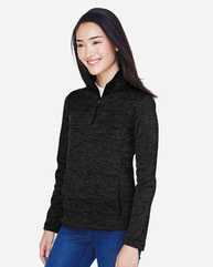 Women's Newbury Mélange Fleece Quarter-Zip Pullover