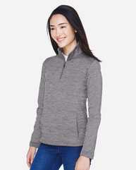 Women's Newbury Mélange Fleece Quarter-Zip Pullover