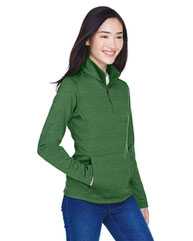 Women's Newbury Mélange Fleece Quarter-Zip Pullover