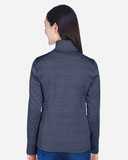 Devon & Jones Women's Newbury Mélange Fleece Quarter-Zip Pullover DG798W