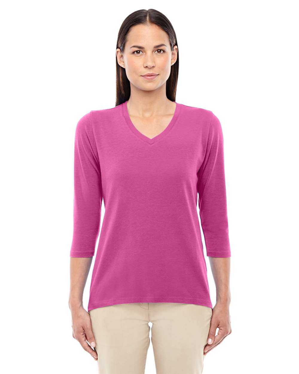 Women's Perfect Fit™ Bracelet-Length V-Neck Top