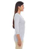 Women's Perfect Fit™ Y-Placket Convertible Sleeve Knit Top