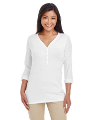 Women's Perfect Fit™ Y-Placket Convertible Sleeve Knit Top
