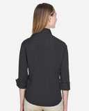 Women's Perfect Fit™ Three-Quarter Sleeve Stretch Poplin Dress Shirt