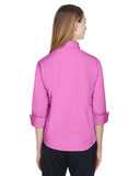 Women's Perfect Fit™ Three-Quarter Sleeve Stretch Poplin Dress Shirt