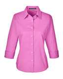 Women's Perfect Fit™ Three-Quarter Sleeve Stretch Poplin Dress Shirt