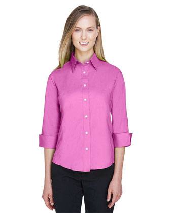 Devon & Jones Women's Perfect Fit™ Three-Quarter Sleeve Stretch Poplin Dress Shirt DP625W
