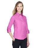 Women's Perfect Fit™ Three-Quarter Sleeve Stretch Poplin Dress Shirt