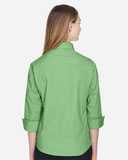 Women's Perfect Fit™ Three-Quarter Sleeve Stretch Poplin Dress Shirt