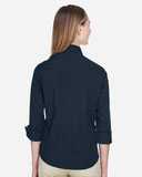 Women's Perfect Fit™ Three-Quarter Sleeve Stretch Poplin Dress Shirt