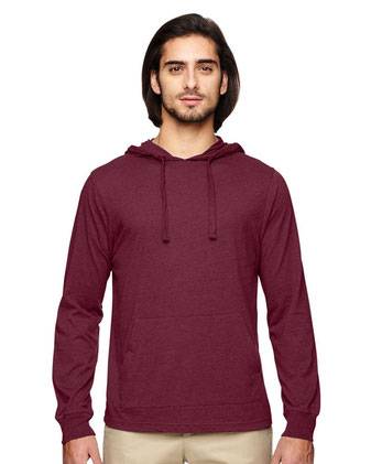 Econscious Eco Jersey Pullover Hooded Long Sleeve T-Shirt EC1085