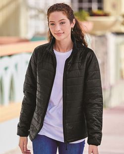 Independent Trading Co. Women's Puffer Jacket EXP200PFZ Independent Trading Co. Women's Puffer Jacket EXP200PFZ