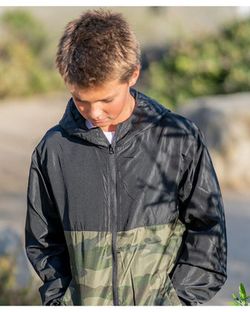 Youth Lightweight Windbreaker Full-Zip Jacket Youth Lightweight Windbreaker Full-Zip Jacket