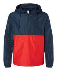 Lightweight Quarter-Zip Windbreaker Pullover Jacket