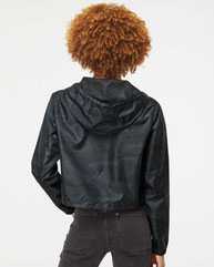 Women's Lightweight Quarter-Zip Pullover Crop Windbreaker