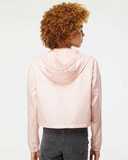 Women's Lightweight Quarter-Zip Pullover Crop Windbreaker