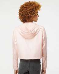 Women's Lightweight Quarter-Zip Pullover Crop Windbreaker