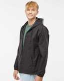 Water-Resistant Hooded Windbreaker