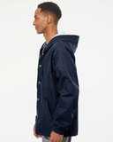 Water-Resistant Hooded Windbreaker