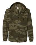 Water-Resistant Hooded Windbreaker