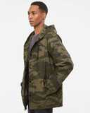 Water-Resistant Hooded Windbreaker