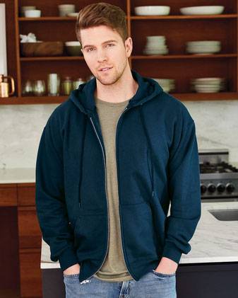 Hanes Ultimate Cotton® Full-Zip Hooded Sweatshirt F280
