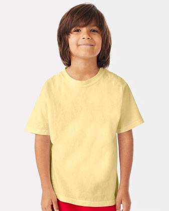 ComfortWash by Hanes Garment Dyed Youth Short Sleeve T-Shirt GDH175