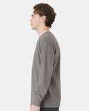 Garment-Dyed Long Sleeve T-Shirt With a Pocket