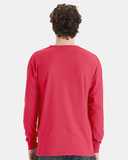 Garment-Dyed Long Sleeve T-Shirt With a Pocket