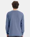 Garment-Dyed Long Sleeve T-Shirt With a Pocket