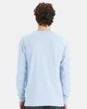 Garment-Dyed Long Sleeve T-Shirt With a Pocket