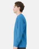 Garment-Dyed Long Sleeve T-Shirt With a Pocket