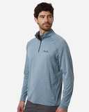 Men's Airweight Heather Quarter-Zip Pullover