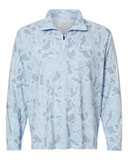 Men's Airweight KC Printed Quarter-Zip Pullover