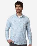 Men's Airweight KC Printed Quarter-Zip Pullover