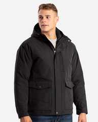 Highland Quilt-Lined Micro-Duck Hooded Jacket