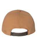Weathered Canvas Crown with Contrast-Color Visor Cap