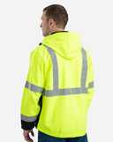 Hi-Vis Class 3 Hooded Soft Shell Jacket