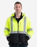 Hi-Vis Class 3 Hooded Soft Shell Jacket