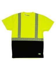 Hi-Vis Class 2 Color Blocked Pocket T-Shirt