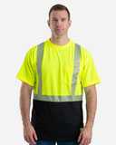Hi-Vis Class 2 Color Blocked Pocket T-Shirt