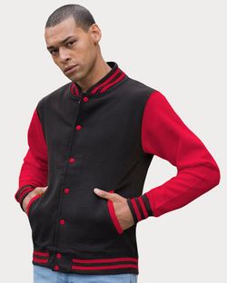 Just Hoods Letterman Jacket JHA043 Just Hoods Letterman Jacket JHA043