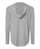 Women's Cuddle Fleece V-Neck Hooded Pullover