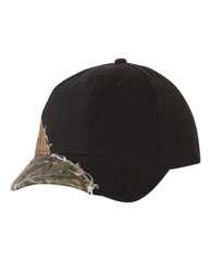 Licensed Camo with Barbed Wire Embroidery Cap