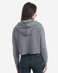 Women's Cropped Fleece Hooded Sweatshirt
